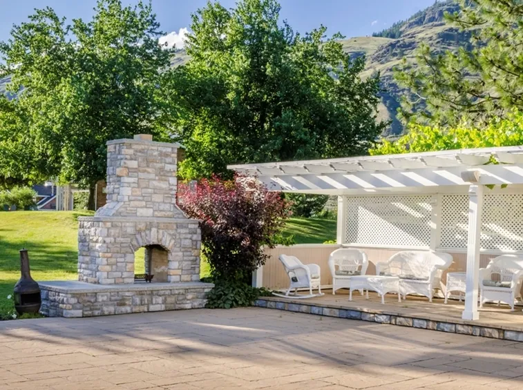barbecue in muratura