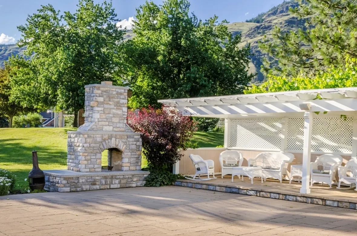 barbecue in muratura