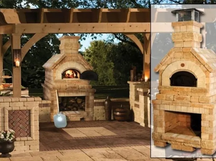 Modello di forno in mattoni