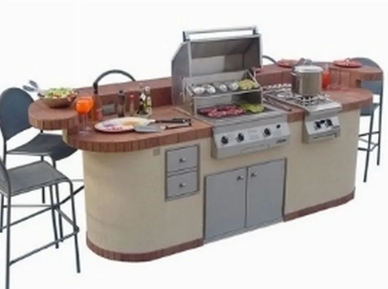 cucina in giardino