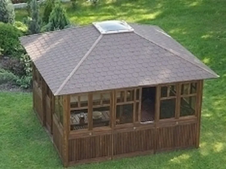 gazebo in legno