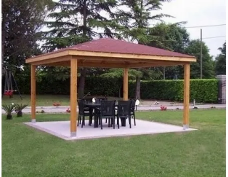 gazebo in legno