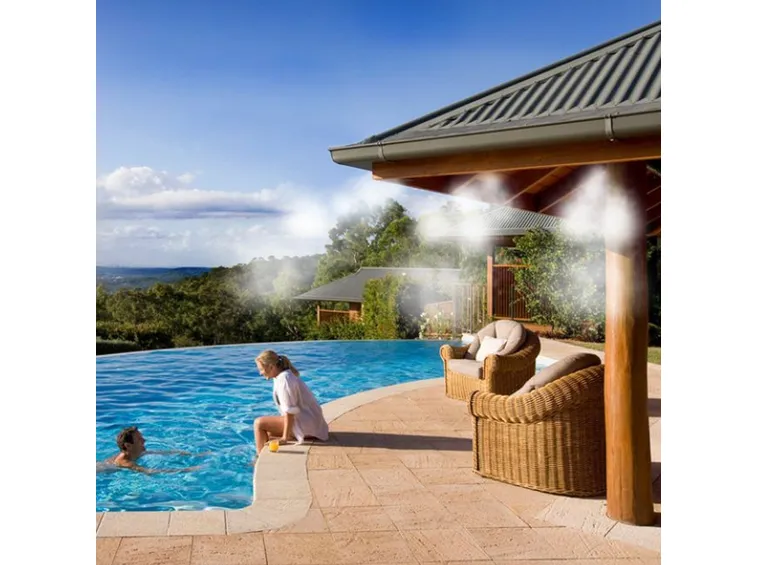 Nebulizzatori per gazebo a bordo piscina
