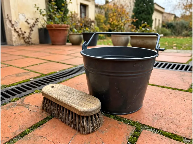 Rimozione meccanica: spazzola, idropulitrice e attenzione al materiale