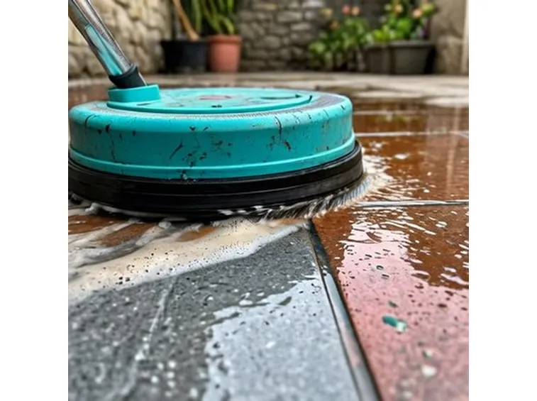 Pulizia pavimenti esterni.