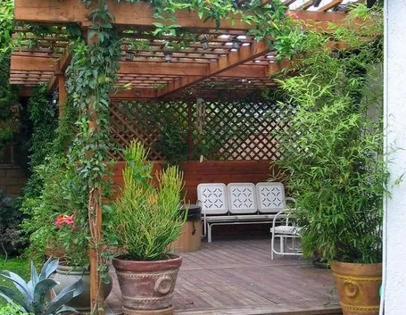 pergolato in legno