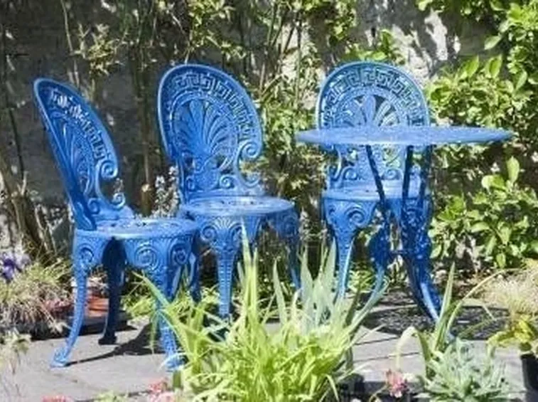 sedie da giardino in ferro