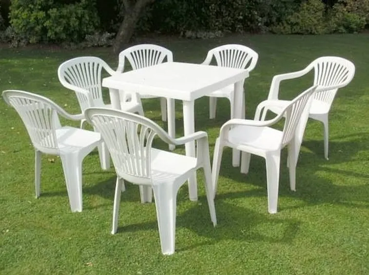 sedia giardino pvc