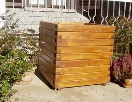 fioriere in legno