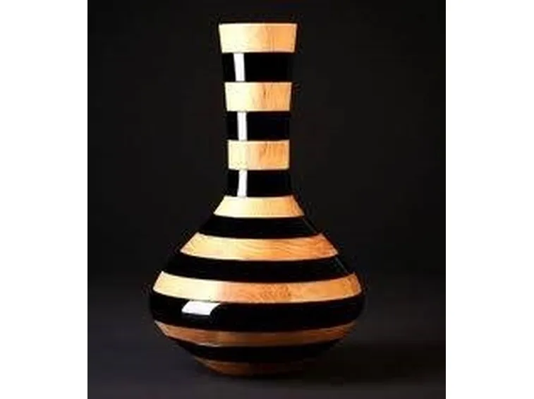 vaso in legno