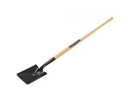 Pala con manico di legno e lamina in ferro