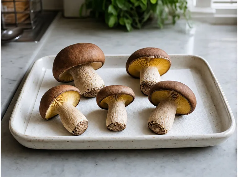 Conservare i porcini appena raccolti in frigorifero