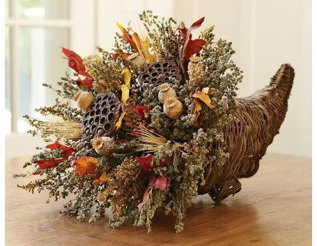 composizione fiori secchi