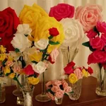 fiori di carta crespa 