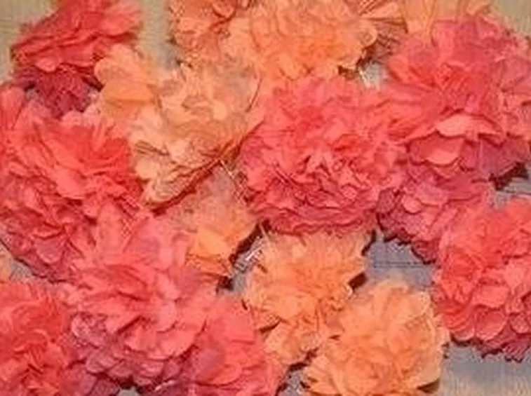 fiori di carta velina