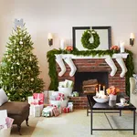 albero di natale addobbato