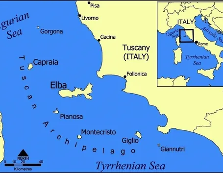 Mappa dell'arcipelago