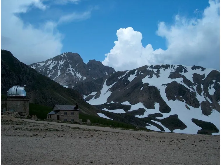 Paesaggio invernale nel parco
