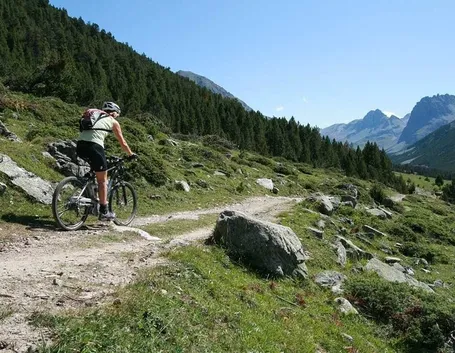 Percorso in montain bike