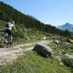 Percorso in montain bike