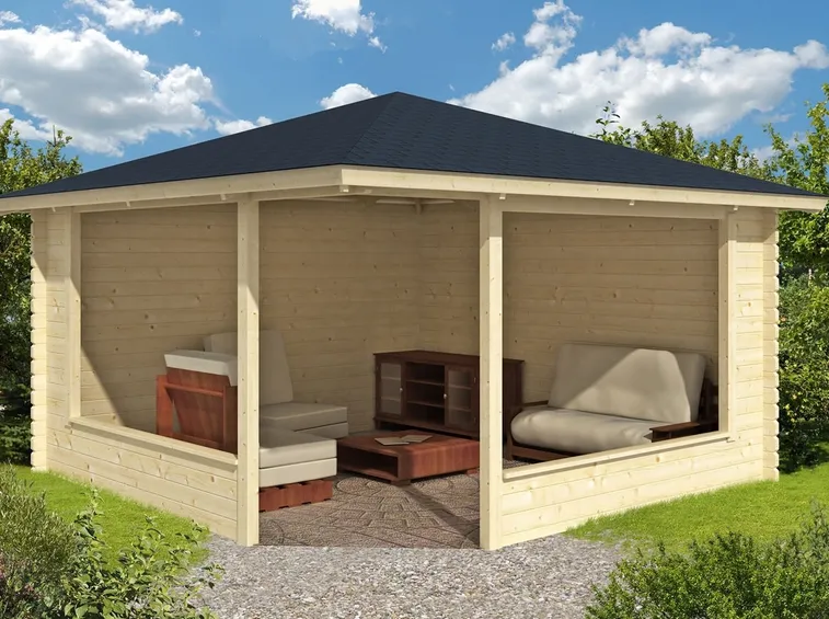 gazebo in legno