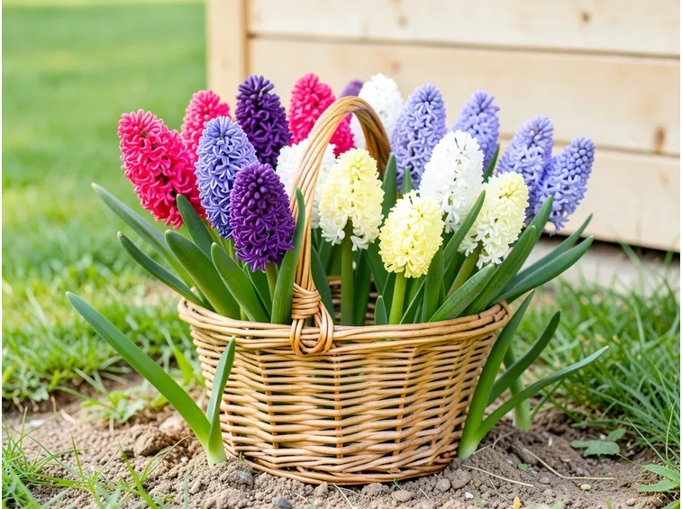 fiori giacinto colorati