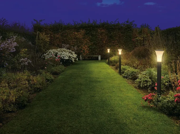 giardino illuminato