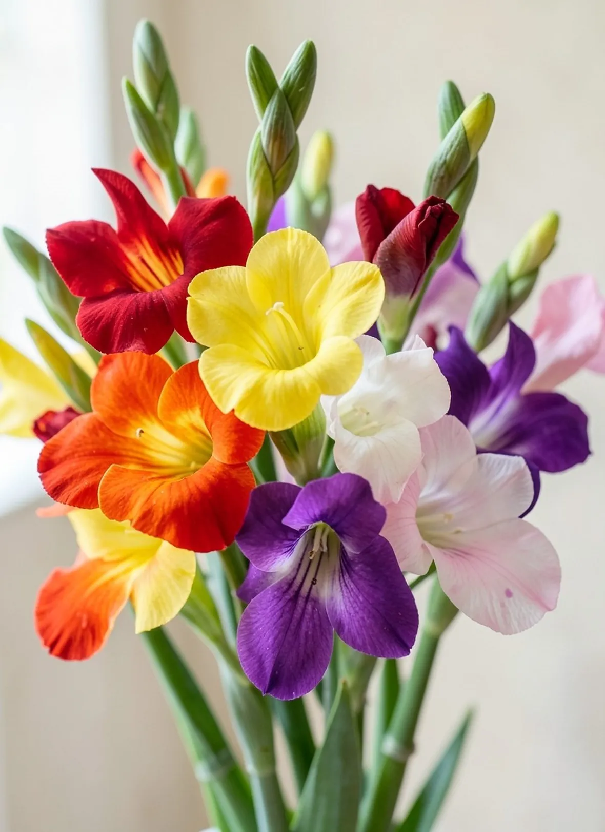 fresie in fiore