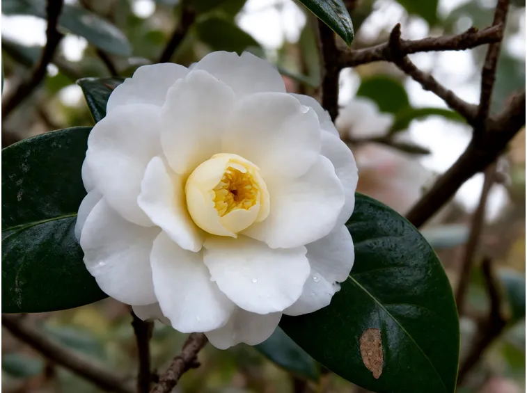 camelia japonica alba plena
