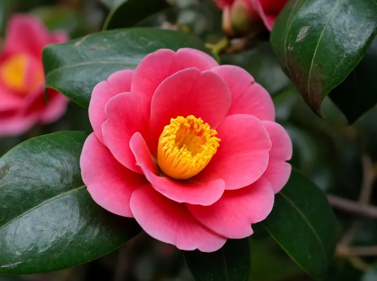 Camelia japonica covina