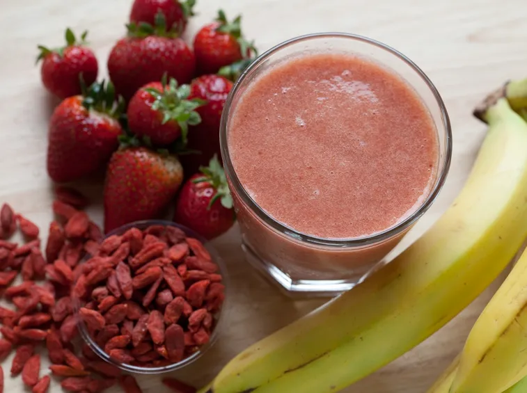 frullato con bacche di goji