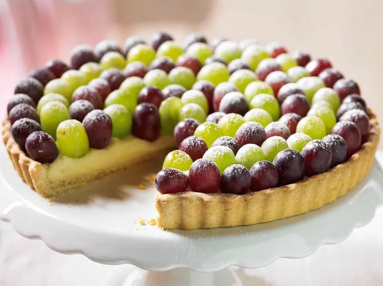 Crostata con uva