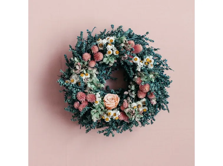 corona fiori secchi