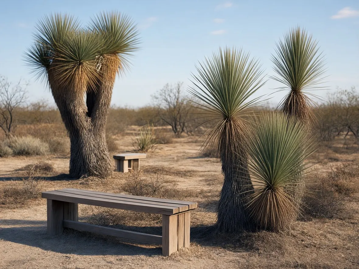 Piante di yucca rostrata
