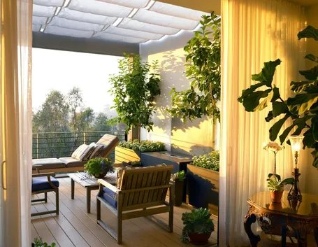 alberi balcone