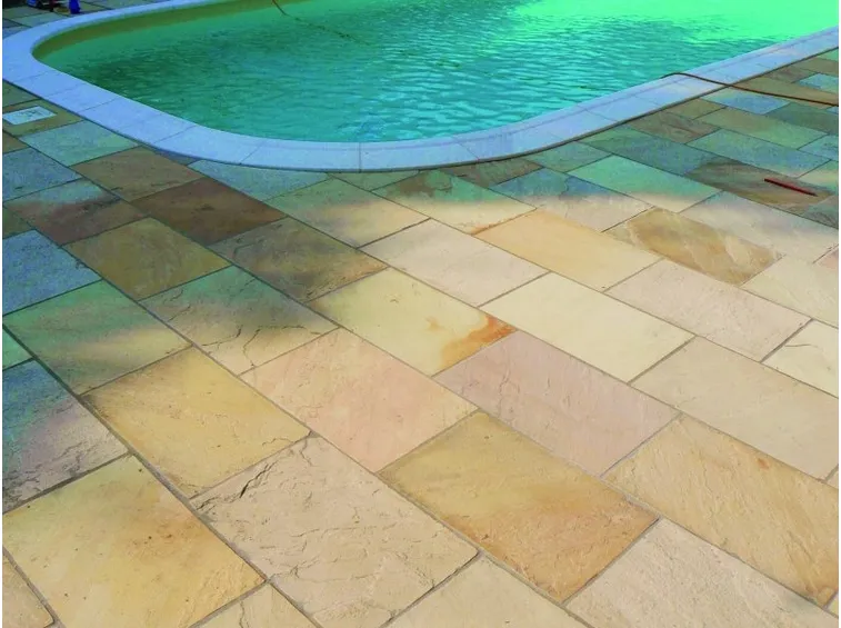 Piastrelle per bordo piscina in ceramica monocottura