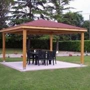 gazebo in legno