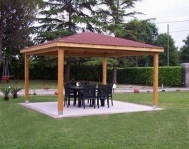 gazebo in legno