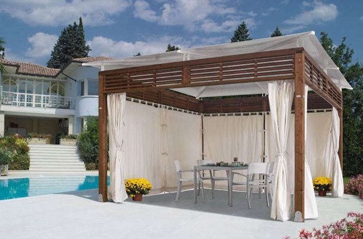 Gazebo per terrazzo gazebo Gazebi in legno per terrazzi