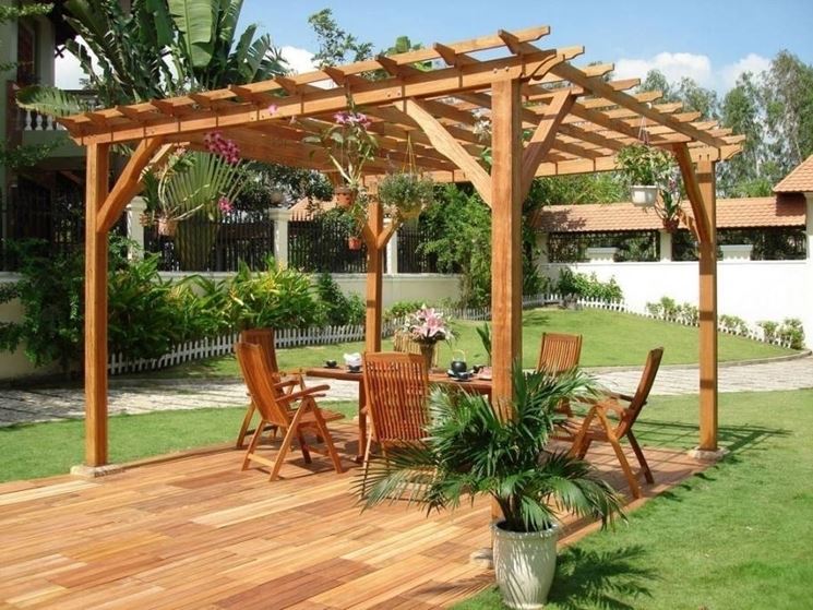 gazebo legno