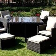 Mobili giardino rattan 