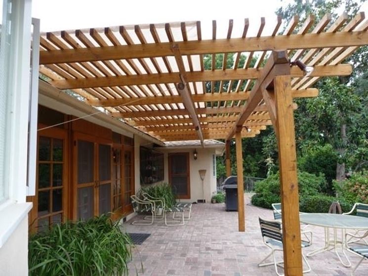 Coperture in legno per esterni pergole tettoie giardino ... Coperture per terrazzi esterni