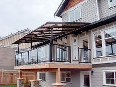 Coperture per terrazze pergole tettoie giardino Coperture vetro per esterni