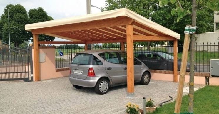 Tettoie in legno pergole tettoie giardino le migliori tettoie in ... Pergolati in legno per auto