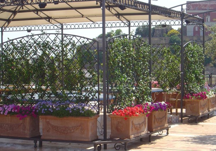 Fioriere ferro battuto fioriere fioriere ferro battuto vasi ... Fioriera ferro battuto per giardino