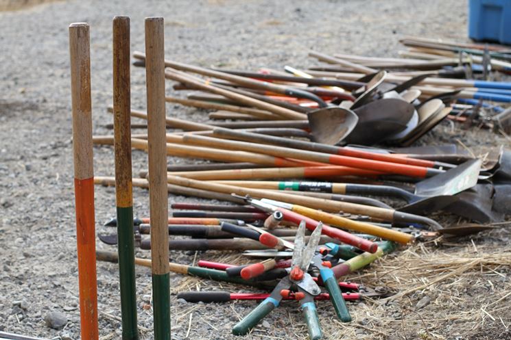 Diversi tipi di badile.