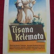 Una pubblicit della tisana Kelemata degli anni '40