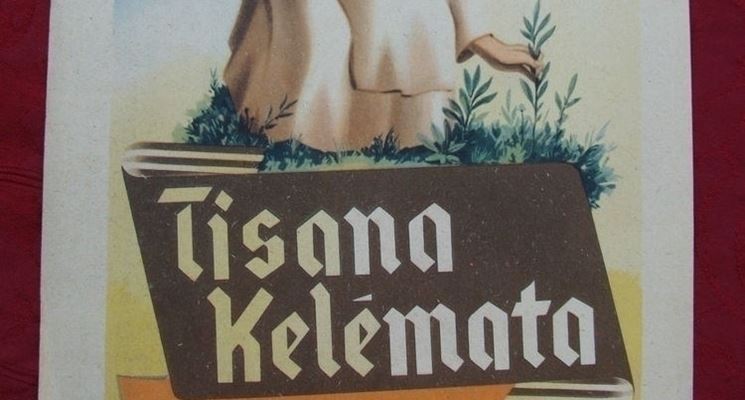 Una pubblicit della tisana Kelemata degli anni '40