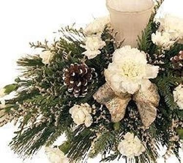 Centrotavola Importante Natale Fiori Freschi