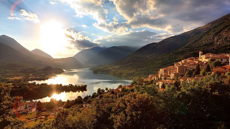 Parco nazionale del'Abruzzo in Italia